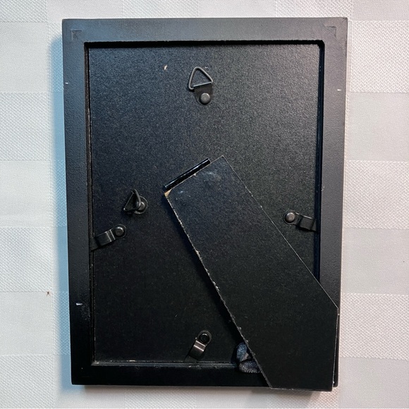 Original Abstract Framed Acrylic Floral Line Art Painting, 5x7" - Picture 10 of 14